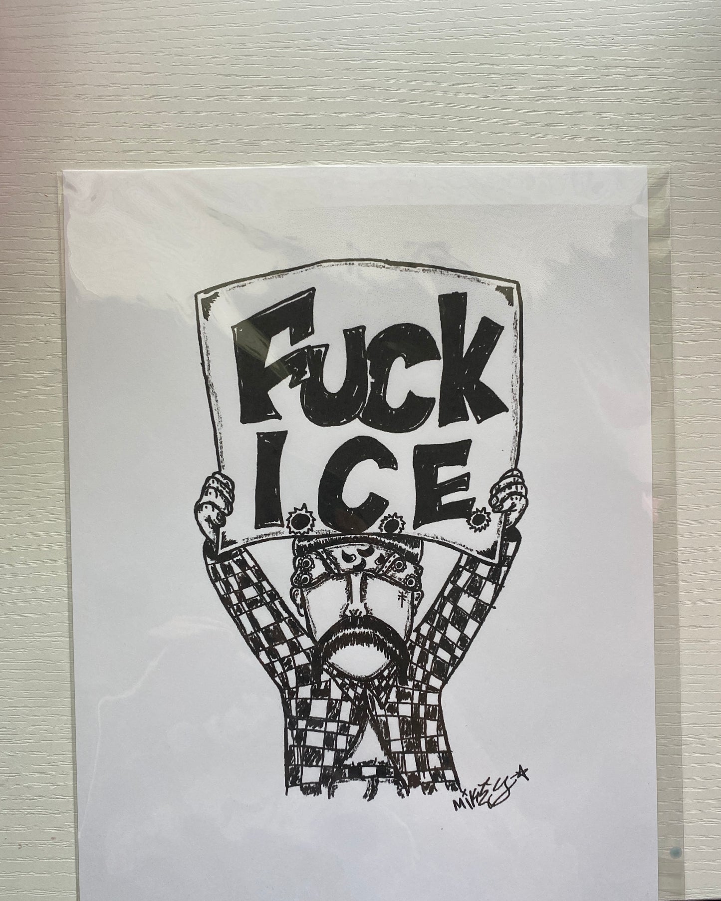 F*CK I.C.E. print