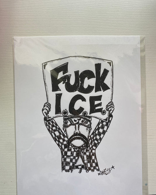 F*CK I.C.E. print