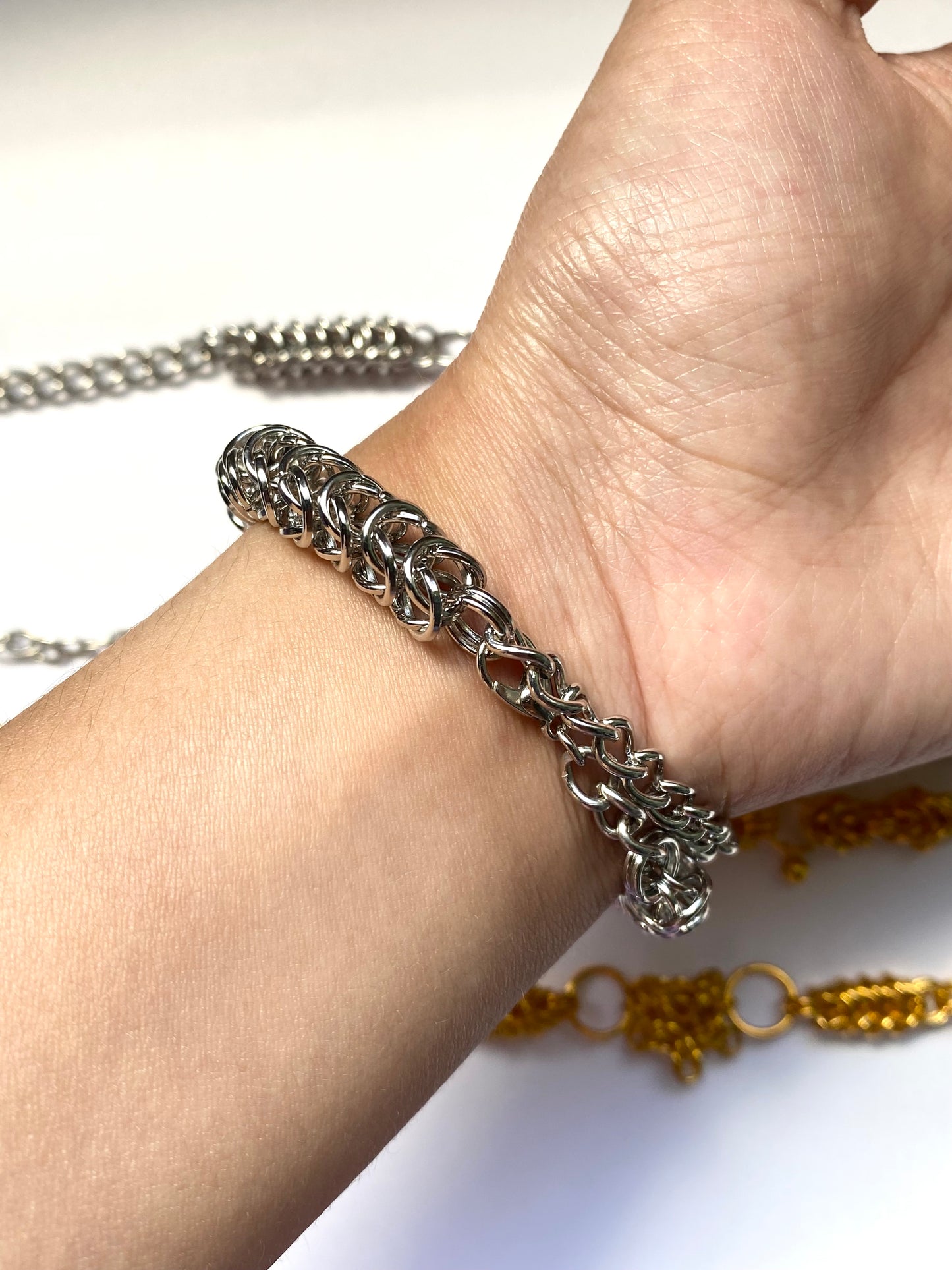 star chainmail bracelets